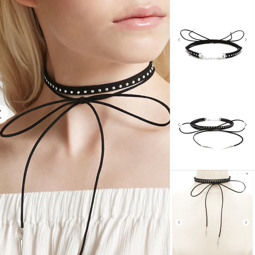 Forever 21 bow tie choker